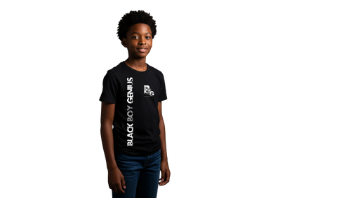 a Black Boy Genius Vintage T-shirt